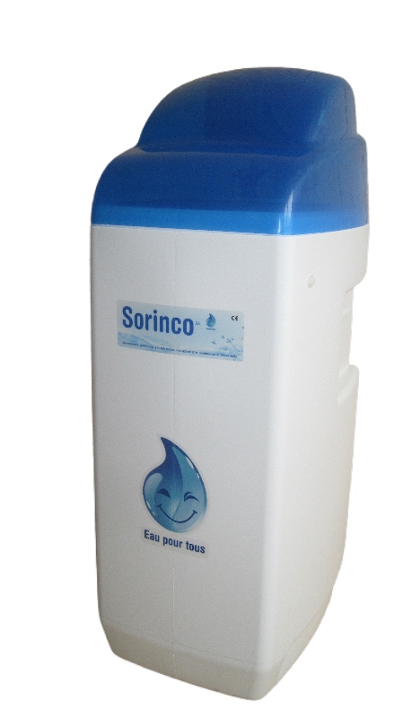 Monobloc water softener